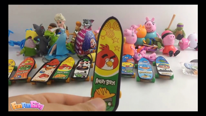 Tom and Jerry, Angry Birds Skateboards, Bad Piggies, Peppa Pig, Monster University, TMNT, Scooby Doo