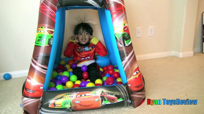 Disney Cars Ball Pits Surprise Toys Lightning McQueen Remote Control Cars Kids Video