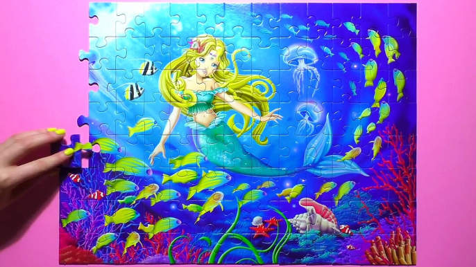 Puzzle Games MERMAID Jigsaw Puzzles Rompecabezas Kids Learning Toys