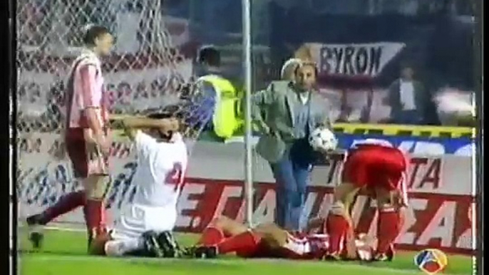 31.10.1995 - 1995-1996 UEFA Cup 2nd Round 2nd Leg Olympiacos FC 2-1 Sevilla FC (After Extra Time)