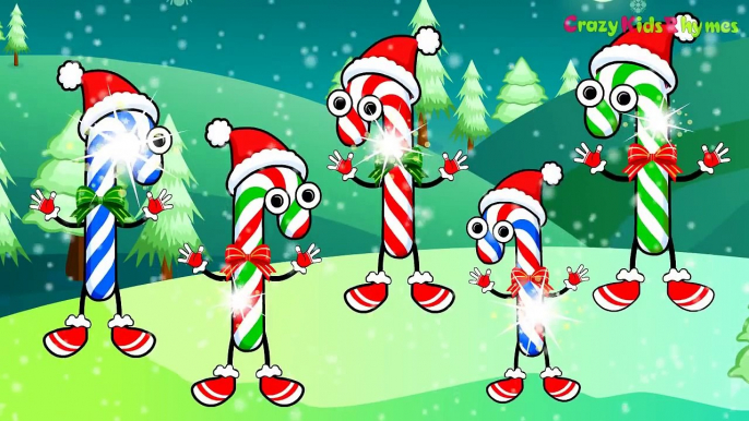 Candy Pop Stick Cartoon Finger Family Nursery Rhymes | Christmas Songs for Kids Finger Family Song