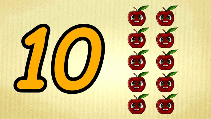 Learn german for kids - German Numbers Song 2 - German numbers from one to ten - eins bis zehn