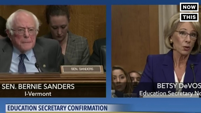 Bernie Sanders Goes In On Betsy DeVos, Trump's Pick for Sec. of Education