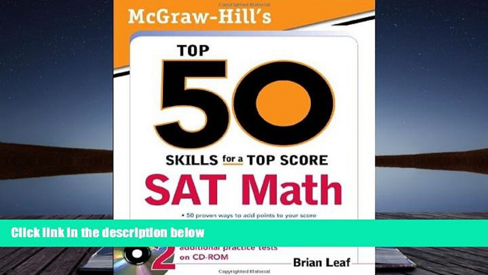 PDF [FREE] DOWNLOAD  McGraw-Hill s Top 50 Skills for a Top Score: SAT Math BOOK ONLINE