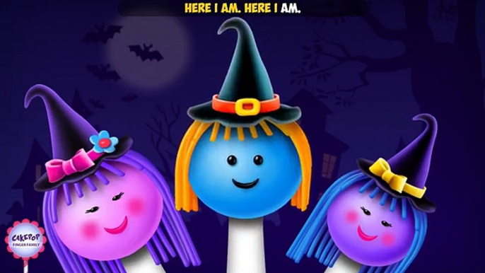 The Finger Family Halloween Cake Pop Family Nursery Rhyme | Halloween Finger Family Songs