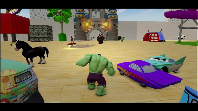 THE AVENGERS : IronMan Hulk SpiderMan superheroes reunited in Toy Story Playset Room! Fun Time