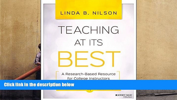 FREE [PDF]  Teaching at Its Best: A Research-Based Resource for College Instructors PDF [DOWNLOAD]