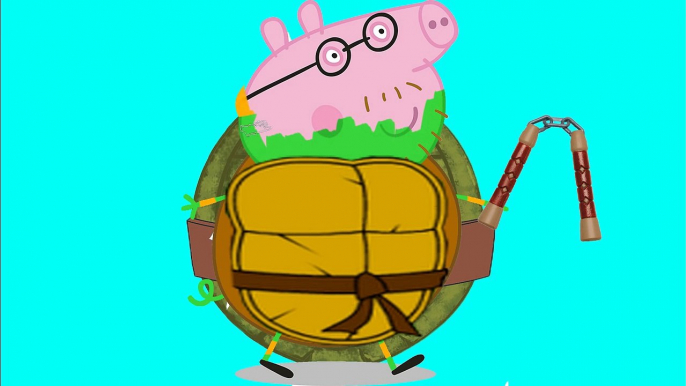 Coloring Pages Peppa Pig Bad Mutant Ninja Turtles Family. Peppa Coloring Book #99