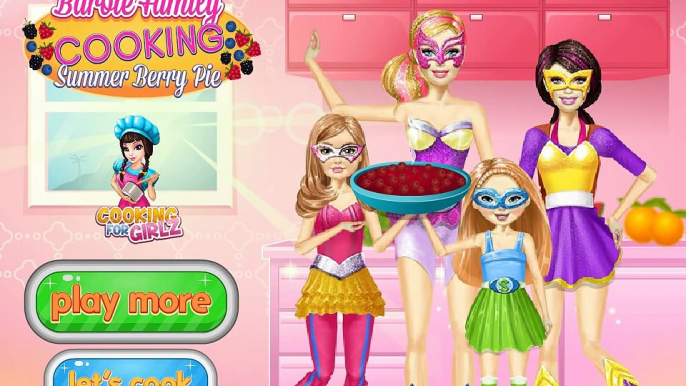 Barbie Family Cooking Berry Pie - Best Baby Games For Girls