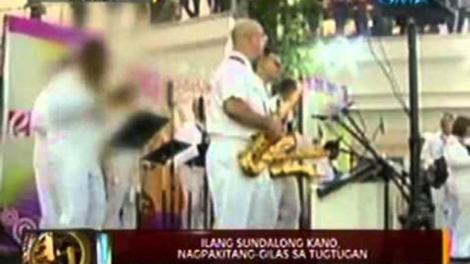 24oras: Ilang sundalong kano,   nagpakitang-gilas sa tugtugan