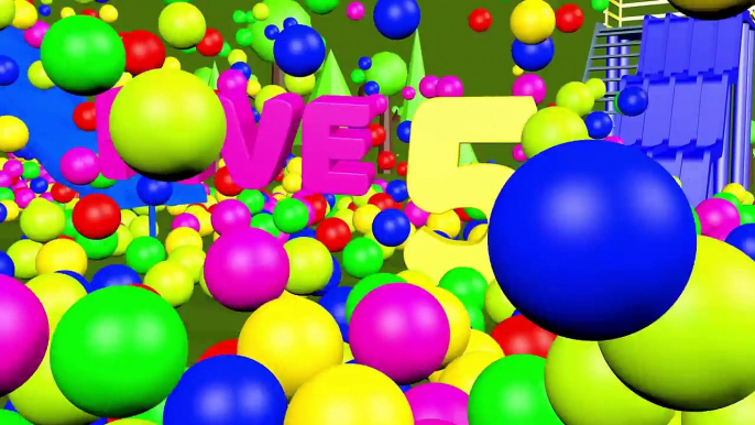 Learn numbers in English with surprise eggs 3D Animation