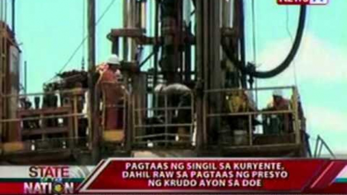 SONA: Pagtaas ng singil sa kuryente, dahil raw sa pagtaas ng presyo ng krudo ayon sa DOE