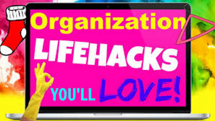 Lifehacks to ORGANIZE your Room & Life 2016!