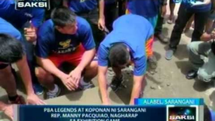 Saksi:  PBA Legends at koponan ni Sarangani Rep. Manny Pacquiao, nagharap sa exhibition game