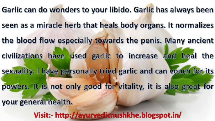 Benefits of  Eating Garlic