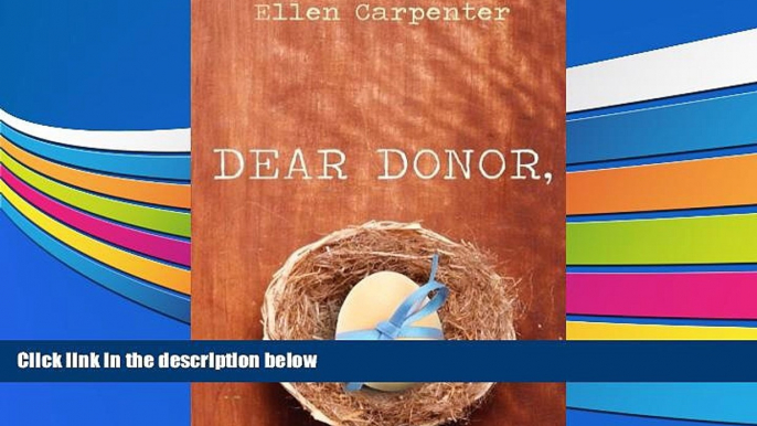 Pre Order Dear Donor Ellen Carpenter On CD