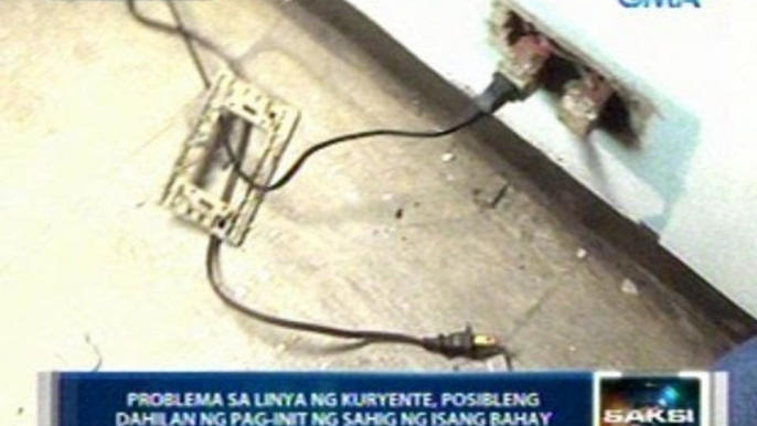 Saksi: Problema sa linya ng kuryente, posibleng dahilan ng pag-init ng sahig ng isang bahay