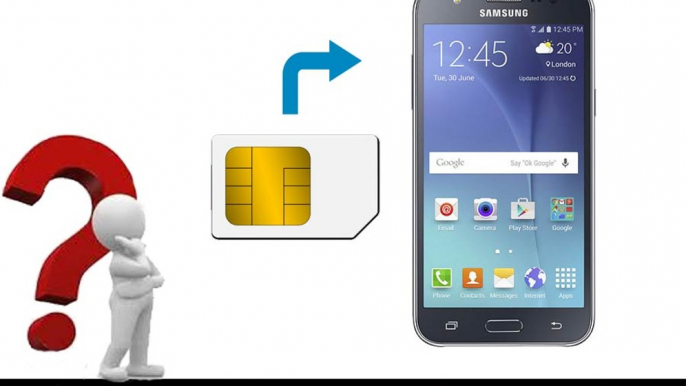 Comment installer carte SIM et carte micro SD sur un smartphone Samsung Galaxy J5