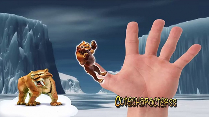 Ice Age 3D Animals Finger Family Nursery Rhymes