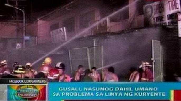 BP: Gusali sa Cebu, nasunog dahil sa problema sa linya ng kuryente