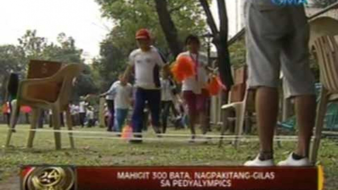 24 Oras: Mahigit 300 bata,   nagpakitang-gilas sa Pedyalympics