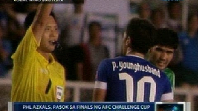 Saksi: PHL Azkals, pasok sa finals ng AFC Challenge Cup matapos talunin ang Turkmenistan