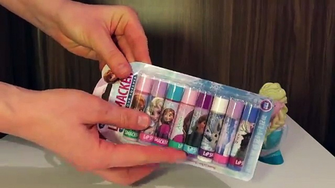 Frozen Unboxing And Review Frozen Chapstick ||Elsa|| ||Anna||Sven||Kristoff||Olaf||