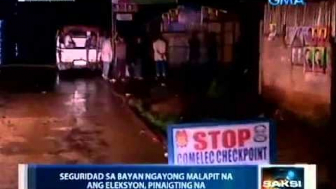 Saksi: Seguridad sa Jolo ngayong malapit na ang eleksyon, pinaigting na