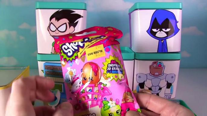 TEEN TITANS GO! Suprise Toy Blind Boxes! Cartoon Network Robin, Raven, Beast Boy, Starfire, Cyborg