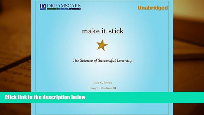 Epub  Make It Stick: The Science of Successful Learning Trial Ebook