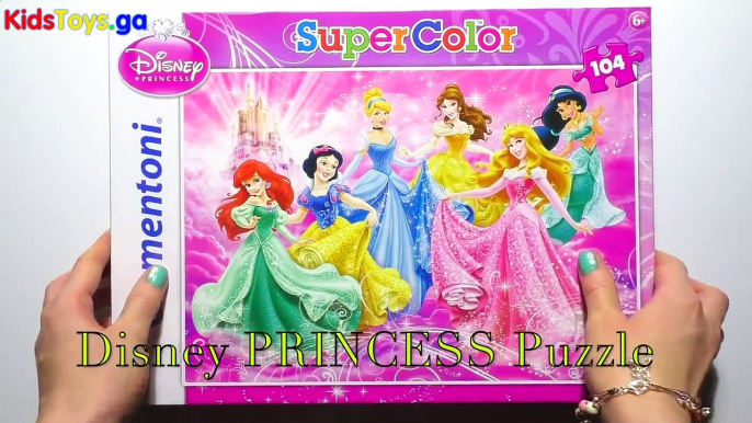 Disney PRINCESS Puzzle Games Rompecabezas de Princess Kids Learning Toys JR Game Junior- Marvel