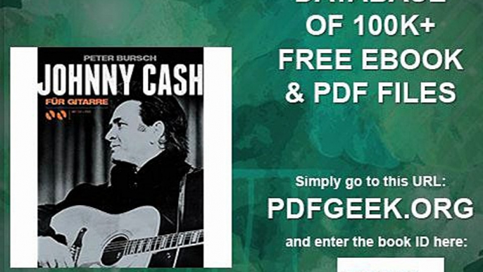 Johnny Cash für Gitarre. Ein Lehr- und Spielbuch (mit CD & DVD)