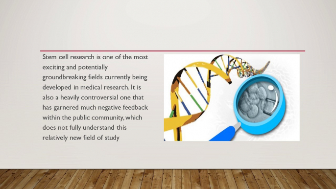 Morayma Reyes - The Battle for Stem Cell Research