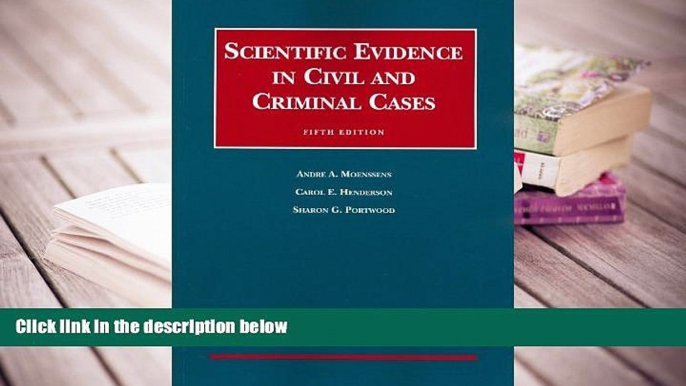 PDF [FREE] DOWNLOAD  Scientific Evidence in Civil and Criminal Cases, 5th, 2009 Supplement TRIAL