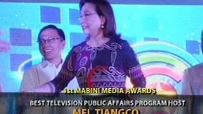 Ilang personalidad at programa ng GMA at GMA News TV, pinarangalan sa mabini media awards ng PUP