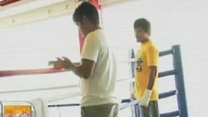 UB: Sparring sessions ni Pacquiao at Lydell Rhodes, magsisimula na next week