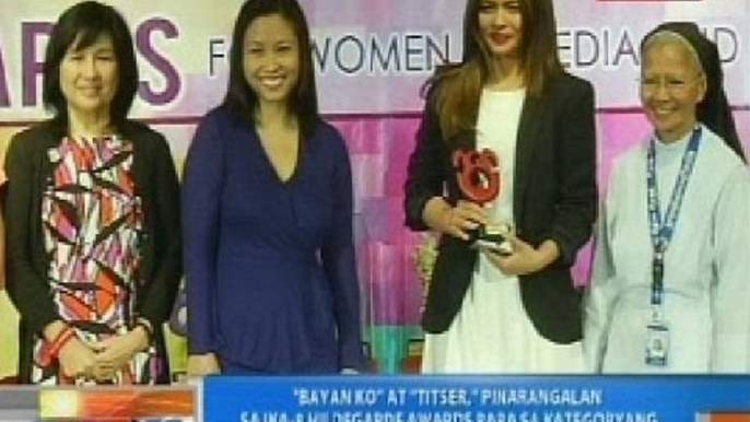 NTG: 'Bayan Ko' at 'Titser' ng GMA News TV, pinarangalan sa ika-8 Hildegarde Awards