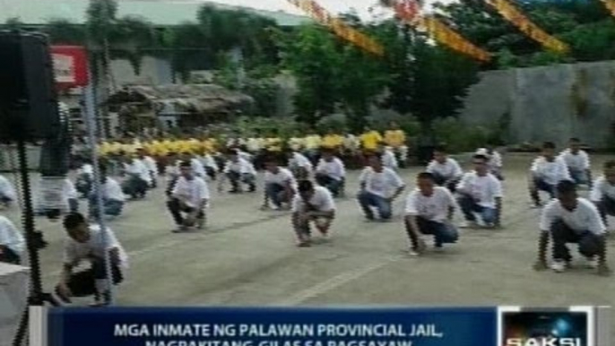 Saksi: Mga inmate ng Palawan Provincial Jail, nagpakitang-gilas sa pagsayaw