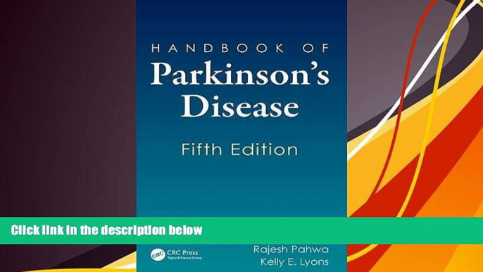 Download [PDF]  Handbook of Parkinson s Disease, Fifth Edition (Neurological Disease and Therapy)