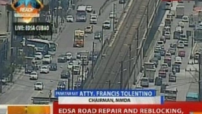 BT: EDSA road repair and reblocking, natapos na kaninang umaga