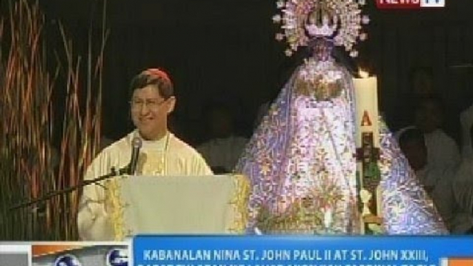 NTG: Cardinal Tagle: Kabanalan nina St. John Paul II at St. John XXIII, dapat tularan ng lahat