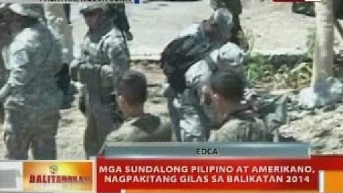 BT: Mga sundalong Pilipino at Amerikano, nagpakitang gilas sa Balikatan 2014