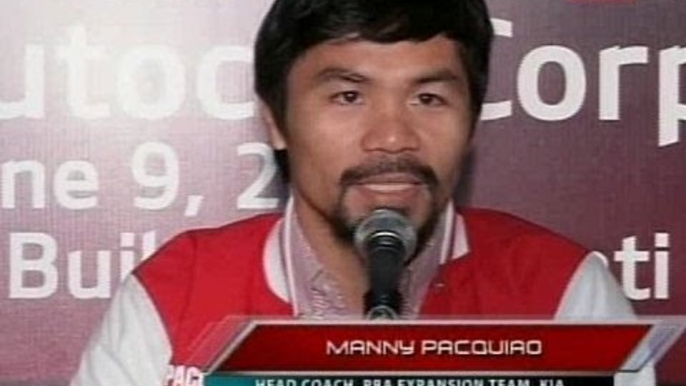 SONA: Manny Pacquiao, ipinakilala nang head coach ng PBA expansion team na Kia