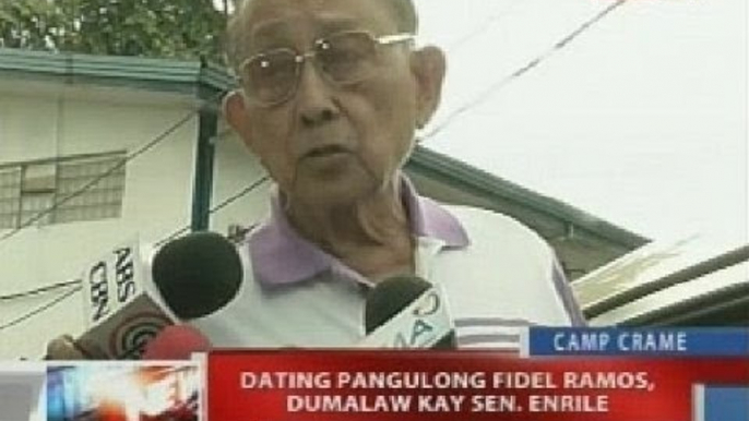 NTVL: Dating pangulong Fidel Ramos, dumalaw kay Sen. Enrile