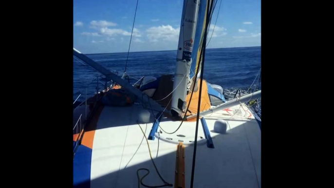 J72 : Jean-Pierre Dick dans la pétole / Vendée Globe