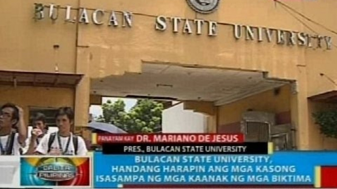 BSU, handa raw harapin ang mga reklamong isasampa ng mga kaanak ng mga nasawi nilang estudyante