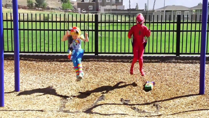 Superheroes in Real Life ! Captain America vs Spiderman and Frozen Elsa Epic Battle & kid flash