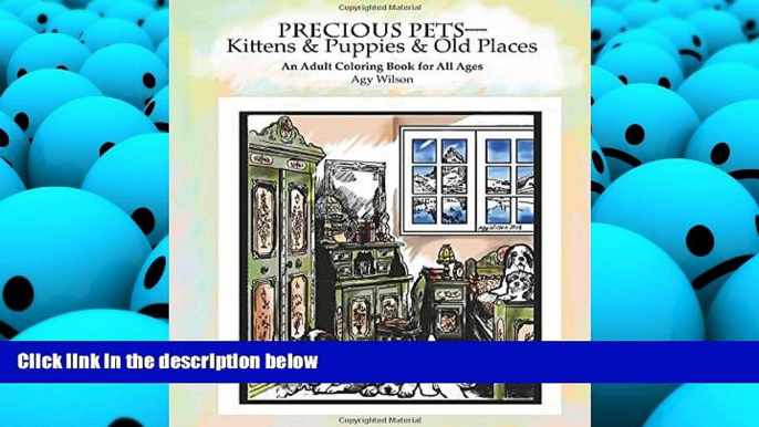 PDF [FREE] DOWNLOAD  Precious Pets-Kittens   Puppies   Old Places: An Adult Coloring Book for All