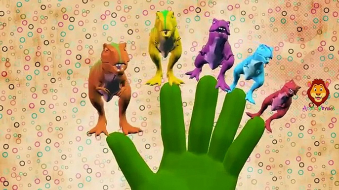 Cartoon Dinosaurs Finger Family Children Nursery Rhymes| Dinosaurs Animal Finger Family Rhymes