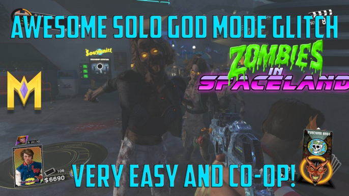 Zombies In Spaceland Glitches - AWESOME Solo God Mode Glitch - Solo & CO-OP "Solo God Mode Glitches"